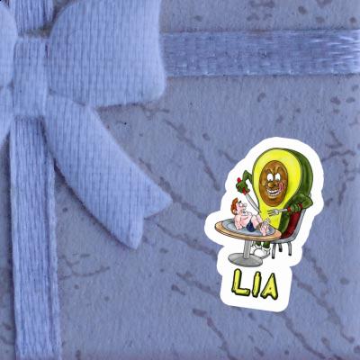 Avocado Sticker Lia Laptop Image