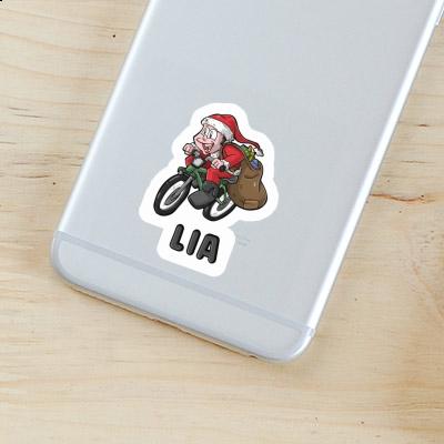 Sticker Lia Bicycle Rider Notebook Image