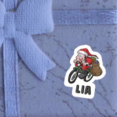 Sticker Lia Bicycle Rider Laptop Image