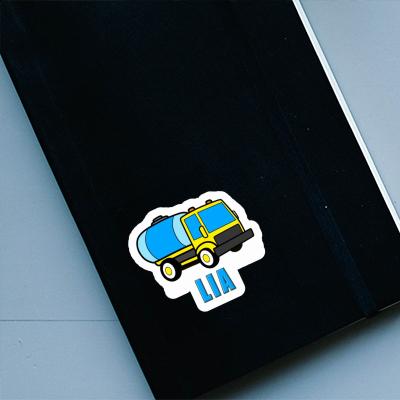 Lia Sticker Water Truck Notebook Image