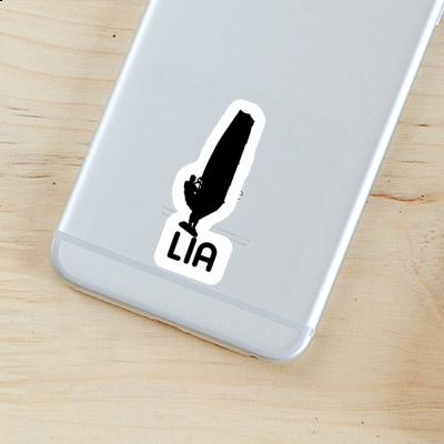 Lia Sticker Windsurfer Laptop Image