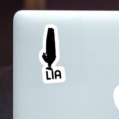 Lia Sticker Windsurfer Laptop Image