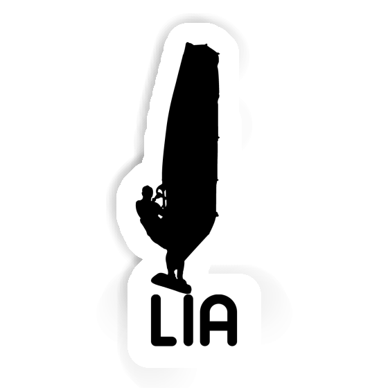 Lia Sticker Windsurfer Notebook Image