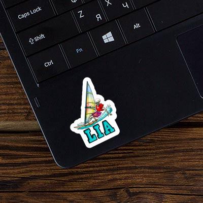 Sticker Surfer Lia Notebook Image