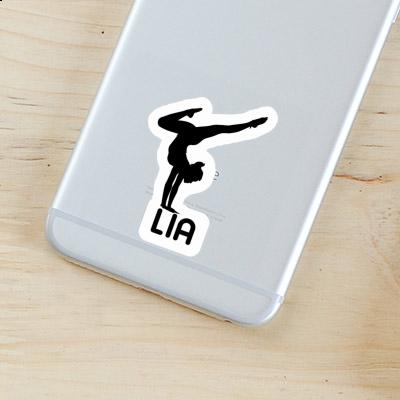 Lia Sticker Yoga-Frau Image