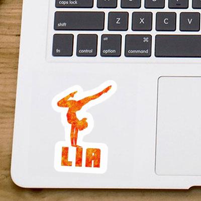 Sticker Lia Yoga Woman Gift package Image