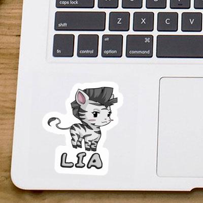 Sticker Lia Zebra Notebook Image