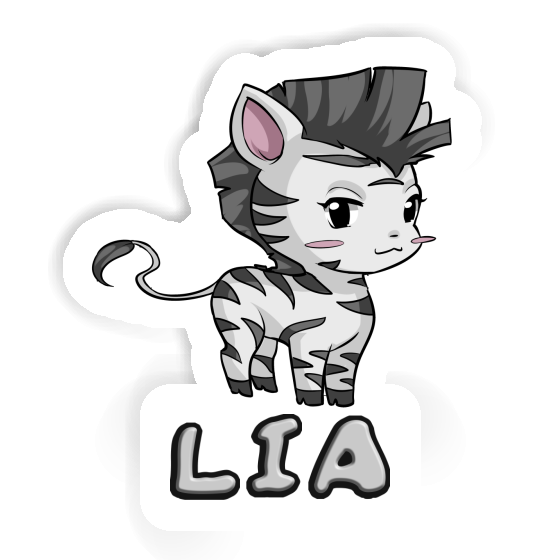 Sticker Lia Zebra Laptop Image