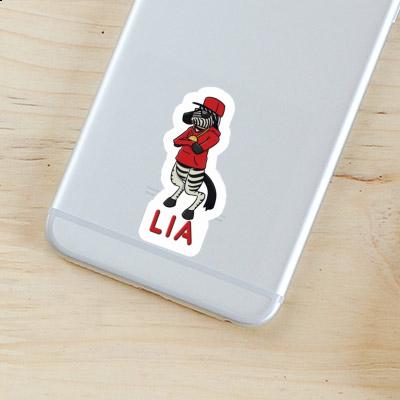 Zebra Sticker Lia Notebook Image