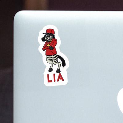 Lia Autocollant Zebra Laptop Image