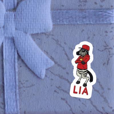 Zebra Sticker Lia Laptop Image