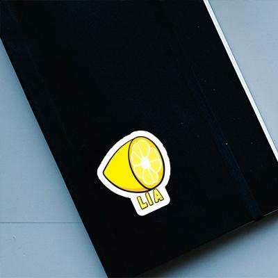 Lemon Sticker Lia Notebook Image