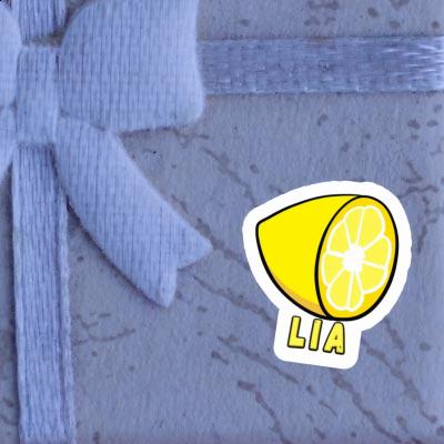 Lemon Sticker Lia Notebook Image