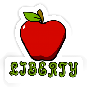 Autocollant Liberty Pomme Image