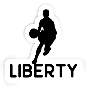 Basketball Player Sticker Liberty Image