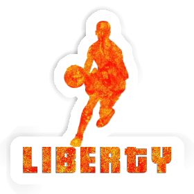 Sticker Liberty Basketball Player Image
