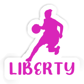 Sticker Liberty Basketball Player Image