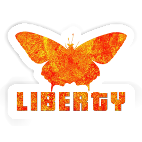 Butterfly Sticker Liberty Image