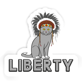 Sticker Indianerin Liberty Image