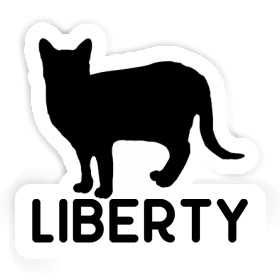 Sticker Liberty Katze Image
