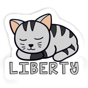 Sticker Katze Liberty Image