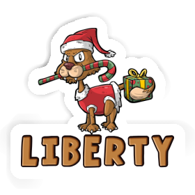 Aufkleber Liberty Katze Image
