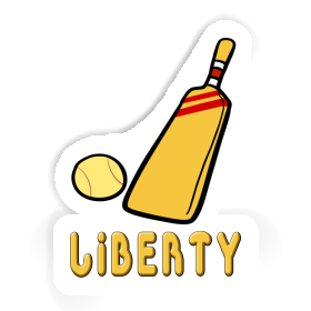Sticker Cricket Bat Liberty Image