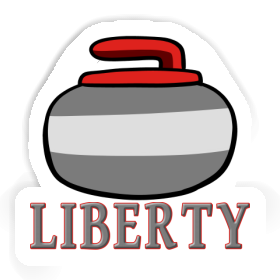 Autocollant Liberty Pierre de curling Image