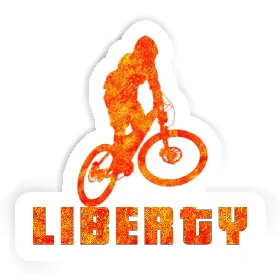Downhiller Autocollant Liberty Image