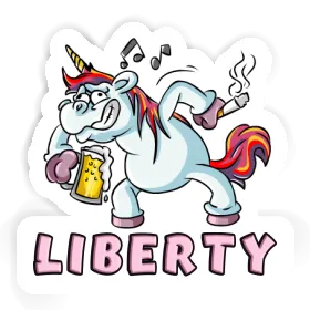 Sticker Liberty Partycorn Image