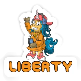 Liberty Autocollant Licorne hip-hop Image