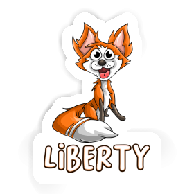 Liberty Sticker Fox Image