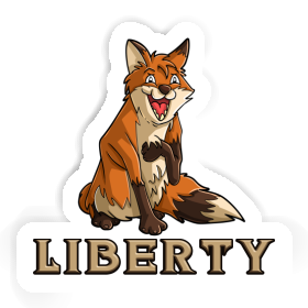 Liberty Sticker Fox Image