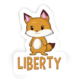 Sticker Liberty Fox Image