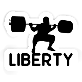 Autocollant Liberty Haltérophilie Image