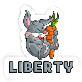 Autocollant Liberty Lapin de Pâques Image