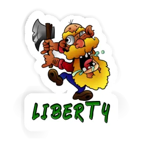 Lumberjack Sticker Liberty Image