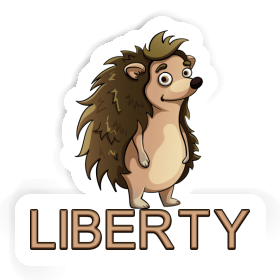 Hedgehog Sticker Liberty Image