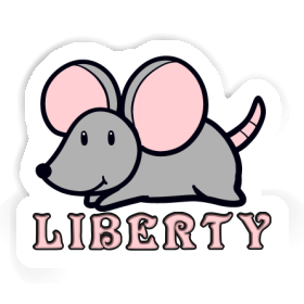 Aufkleber Liberty Maus Image