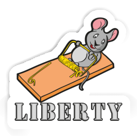 Sticker Liberty Fitness-Maus Image