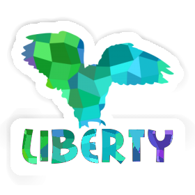 Sticker Owl Liberty Image