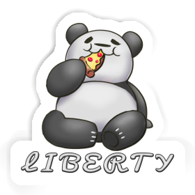 Panda Sticker Liberty Image