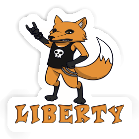 Liberty Sticker Fox Image