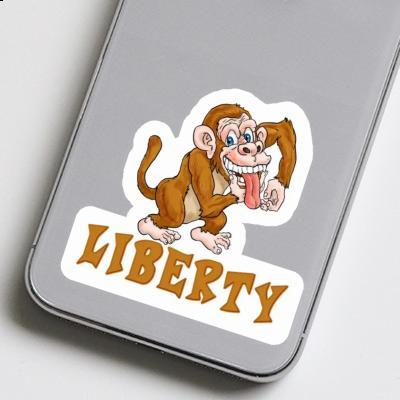 Sticker Liberty Gorilla Image