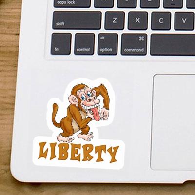Sticker Liberty Gorilla Laptop Sticker Liberty Gorilla Laptop Image