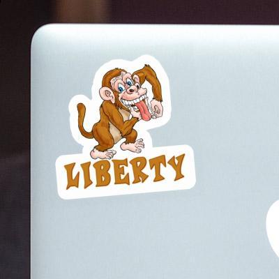 Sticker Liberty Gorilla Notebook Image