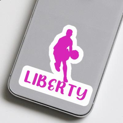 Liberty Sticker Basketball Player Liberty Sticker Basketball Player Image