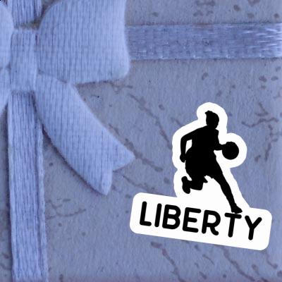 Basketballspielerin Aufkleber Liberty Image