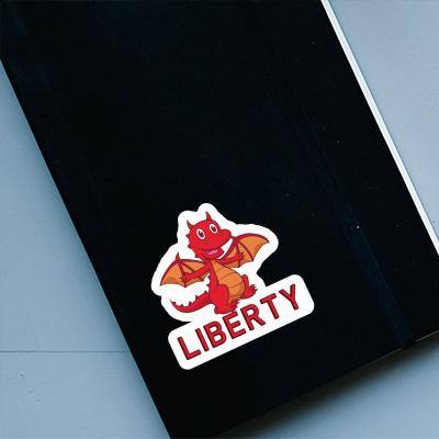 Sticker Liberty Baby Dragon Notebook Sticker Liberty Baby Dragon Notebook Image