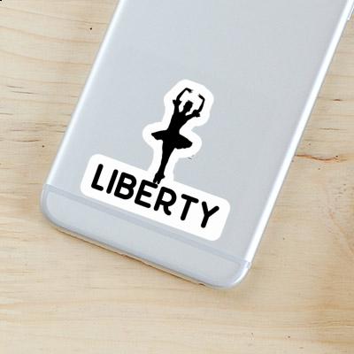 Ballerina Sticker Liberty Laptop Ballerina Sticker Liberty Laptop Image